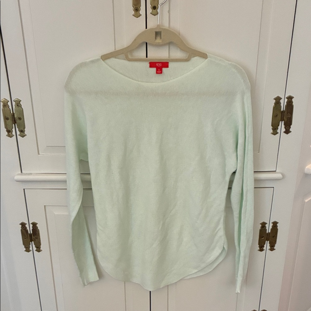 Etcetera Light Green Sweater